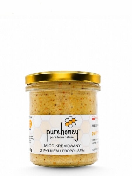 Miód z pyłkiem i propolisem (400g) ⭐⭐⭐⭐⭐