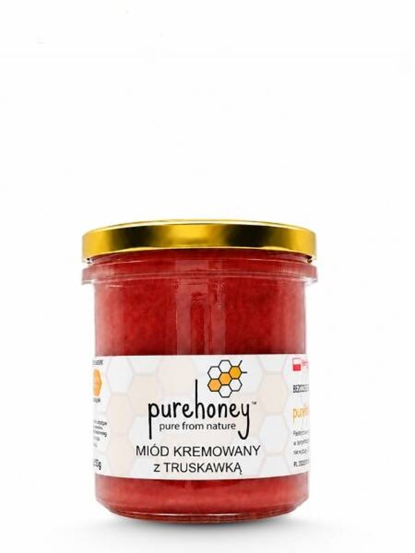 Miód z truskawką (400g) ⭐⭐⭐⭐⭐