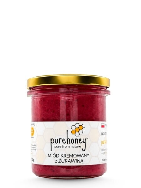 Miód z żurawiną (400g) ⭐⭐⭐⭐⭐