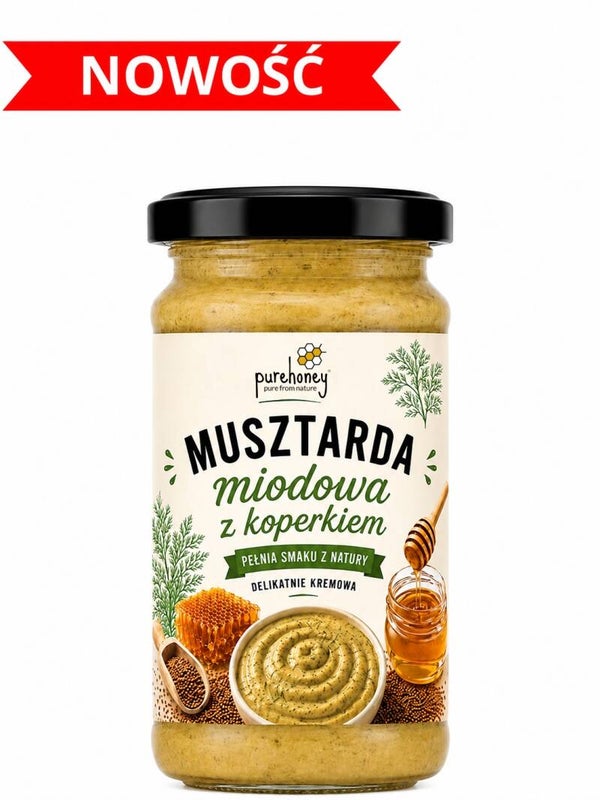 Musztarda miodowa z koperkiem (200g)⭐⭐⭐⭐⭐