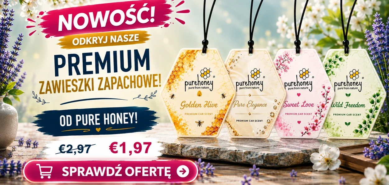 Zawieszki zapachowe Pure Honey