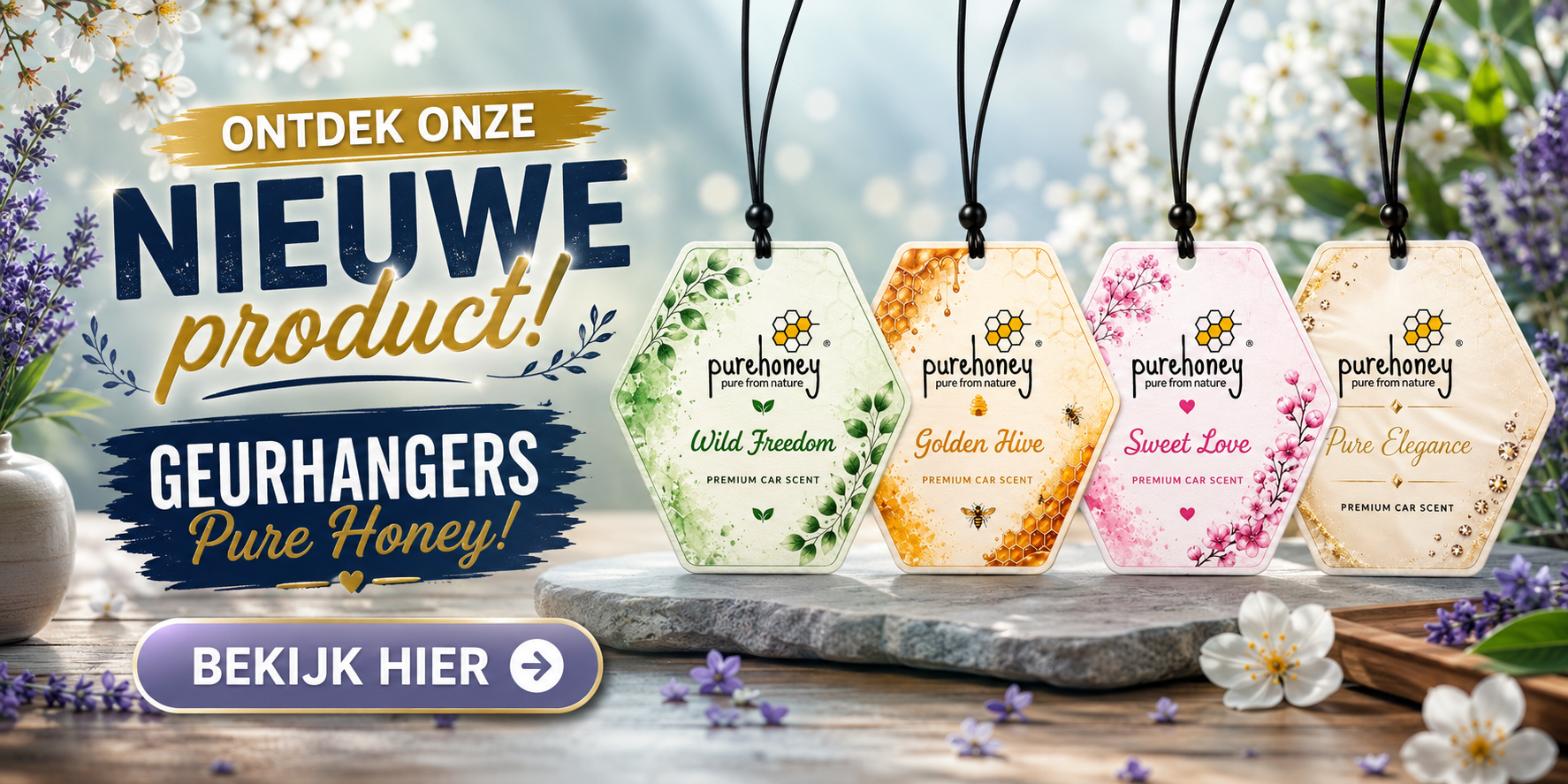 Geurhangers Pure Honey