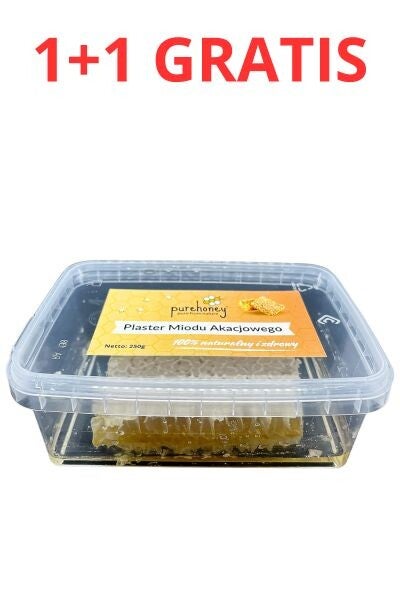 Plaster miodu akacjowego (220-260g) ⭐⭐⭐⭐⭐