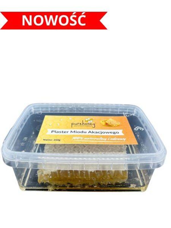 Plaster miodu akacjowego (220-260g) ⭐⭐⭐⭐⭐