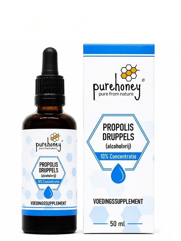 Propolis druppels alcoholvrij (50ml) ⭐⭐⭐⭐⭐