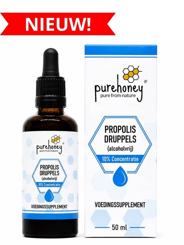 Propolis druppels alcoholvrij (50ml) ⭐⭐⭐⭐⭐