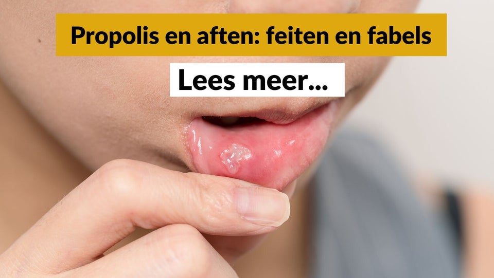 Propolis tegen aften? Pure Honey