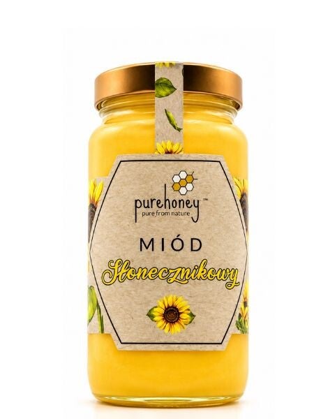 Miód słonecznikowy XL (800g) ⭐⭐⭐⭐⭐