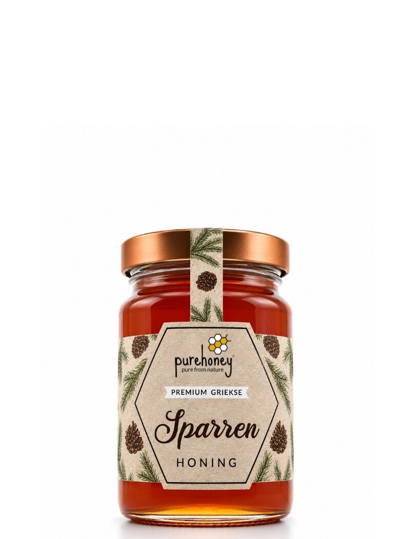 Griekse Sparrenhoning (450g) ⭐⭐⭐⭐⭐