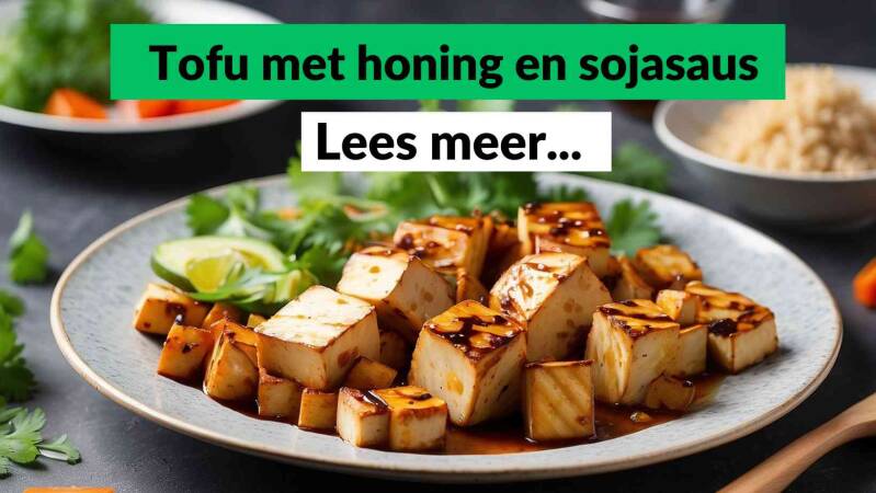 Tofu met honing en sojasaus