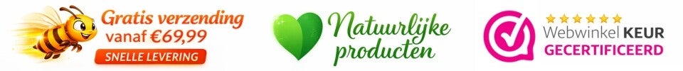 Gratis verzending vanaf €69,99, 100% natuurlijke producten, Webwinkel Keur.