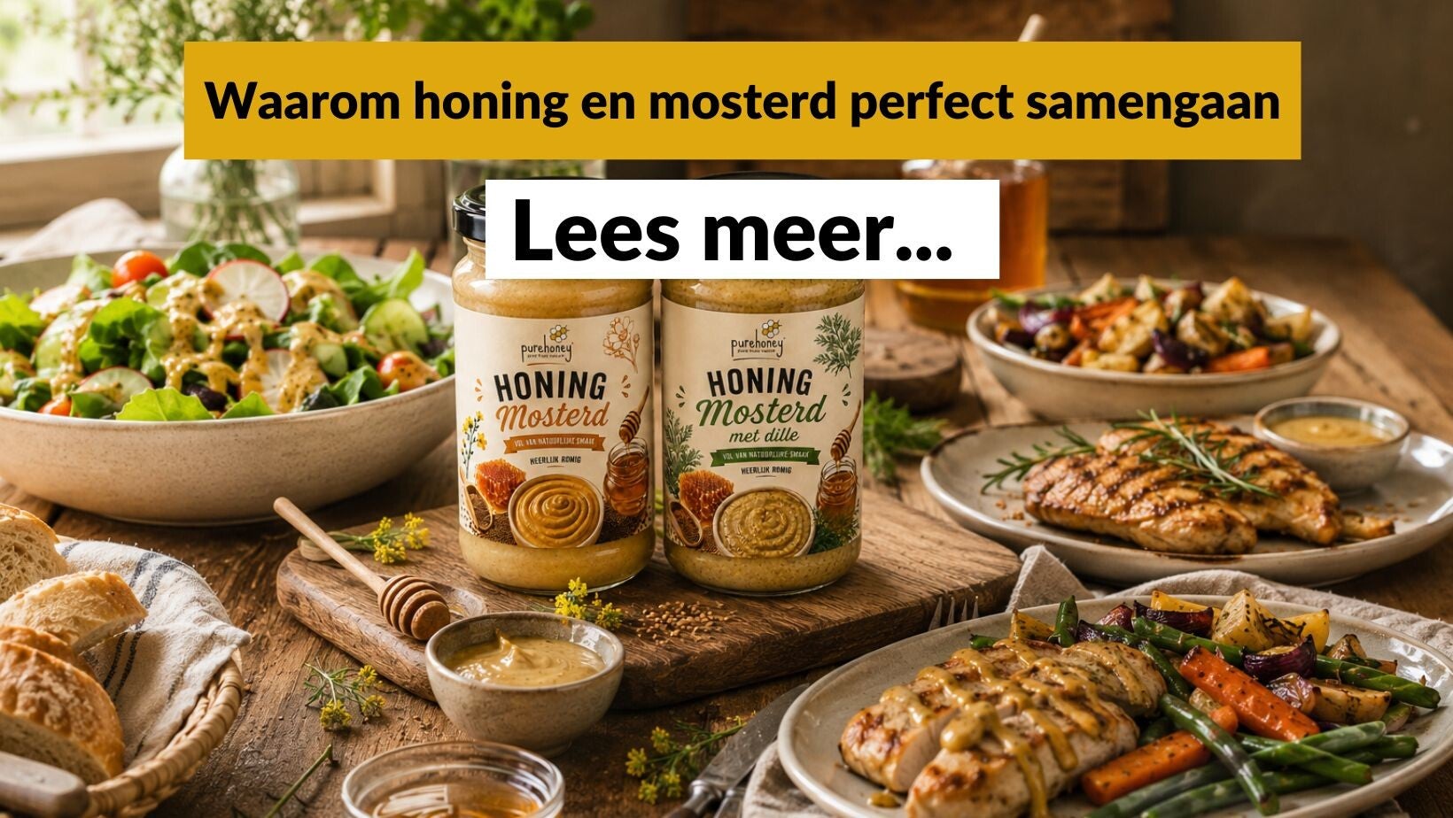 Waarom honing en mosterd perfect samengaan - Pure Honey