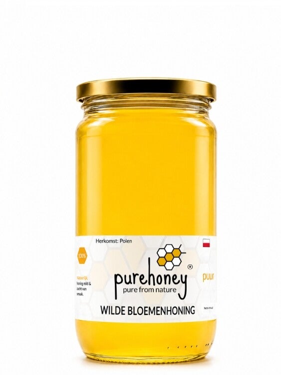 Wilde Bloemenhoning XL (900g) ⭐⭐⭐⭐⭐