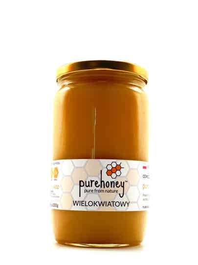 Miód wielokwiatowy XL (900g) ⭐⭐⭐⭐⭐