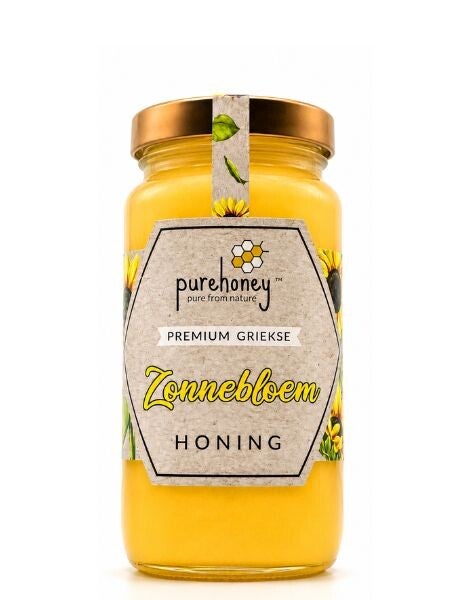 Griekse Zonnebloemhoning XL (800g) ⭐⭐⭐⭐⭐