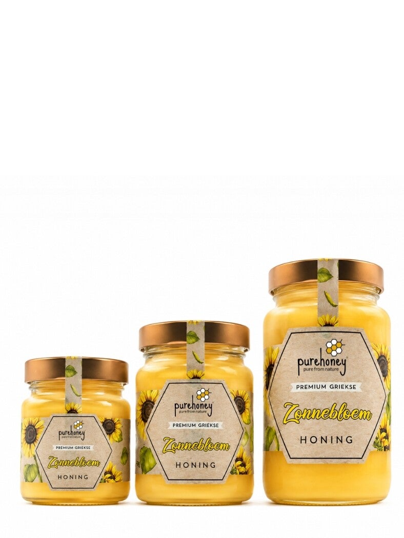 Griekse Zonnebloemhoning XL (800g) ⭐⭐⭐⭐⭐