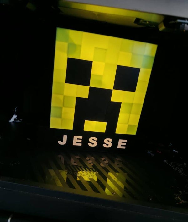 Custom Name Creeper Lightbox