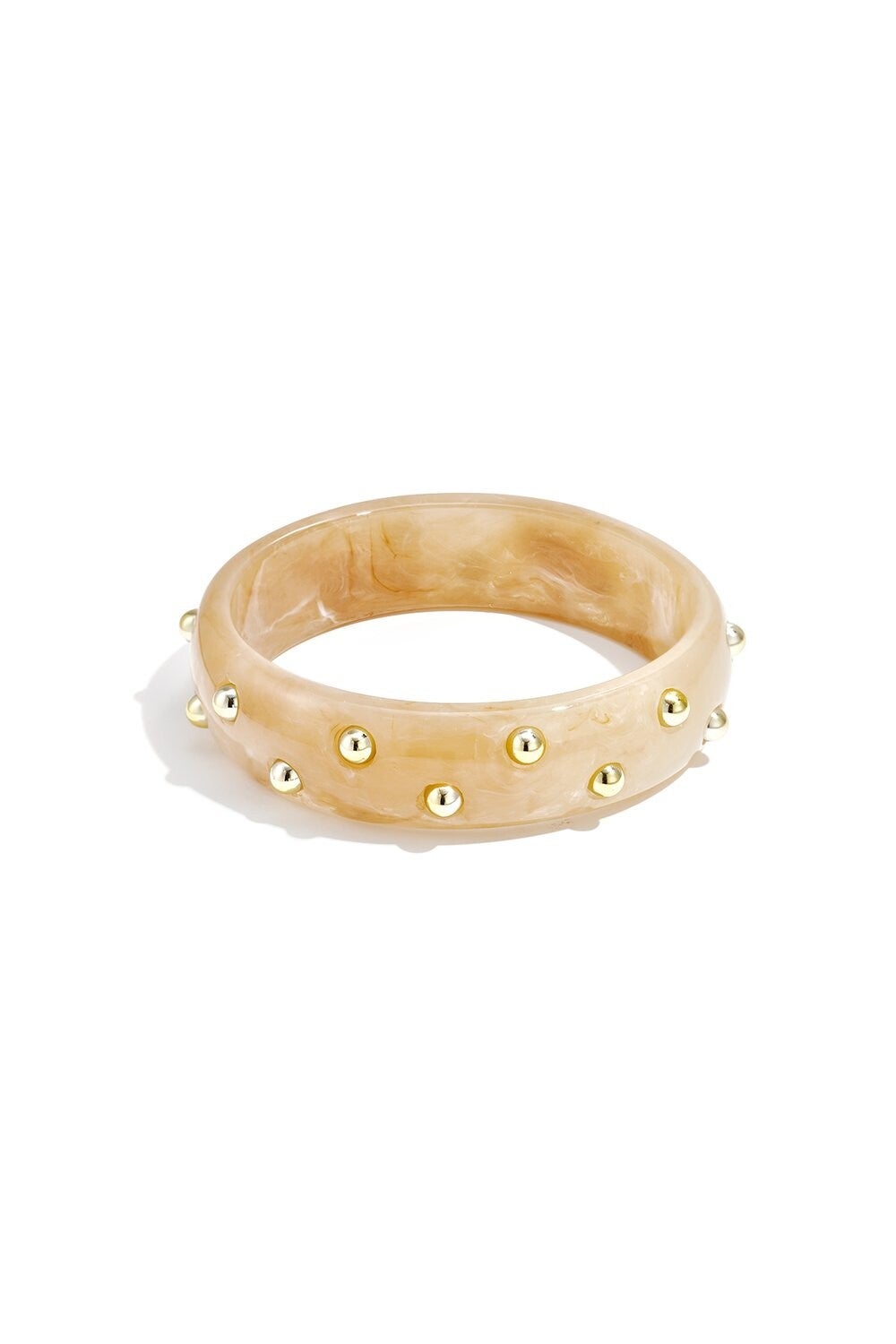 Bangle Studs Dark beige A-100