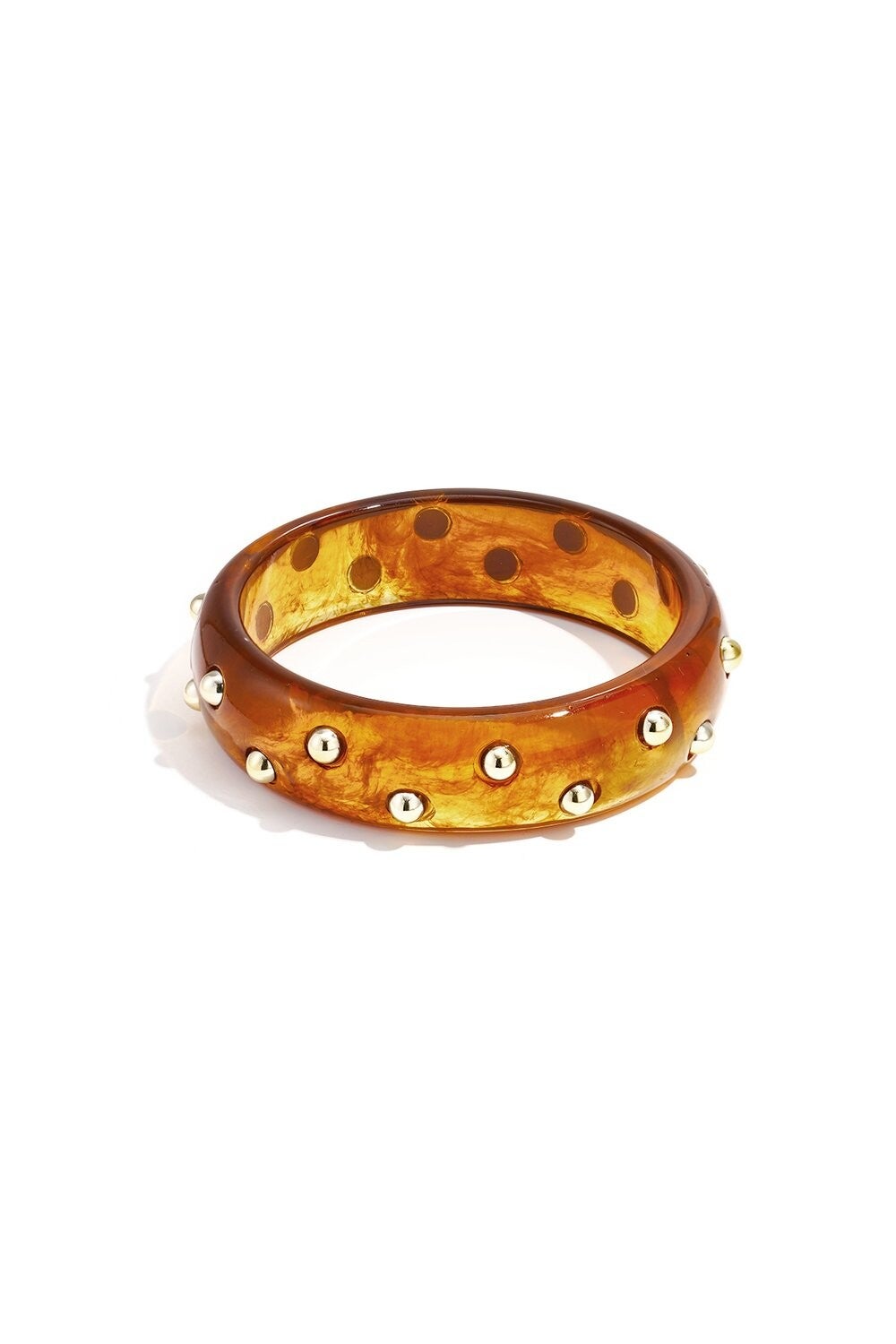 Bangle Studs Amber A-101