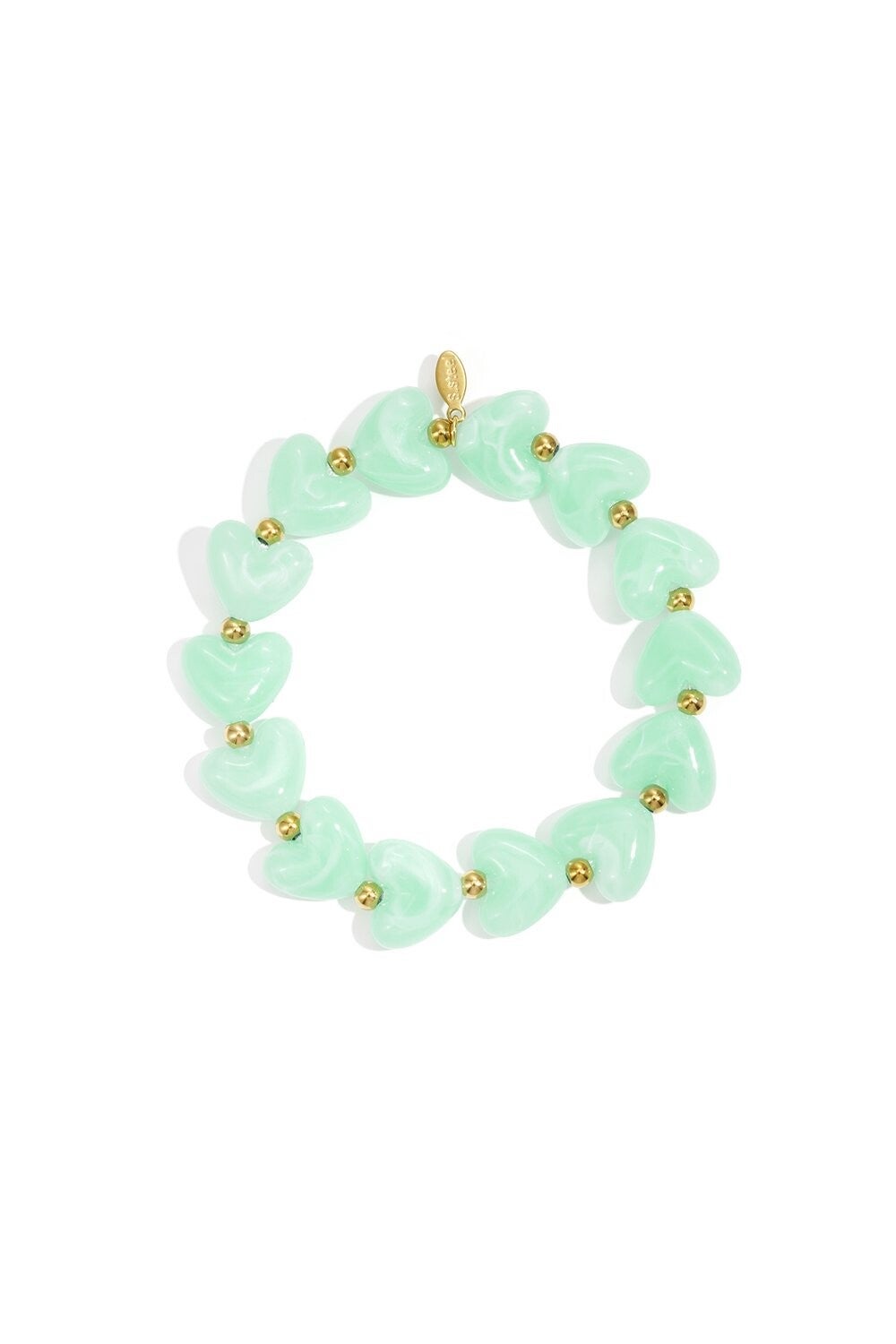 Hearts Turquoise A-114