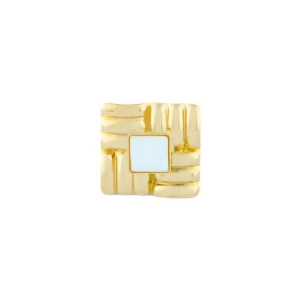 Ring Square White R-08