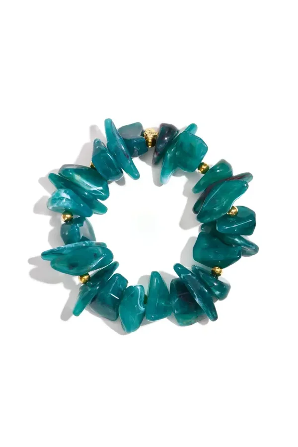 Big Beaded Turquoise A-123