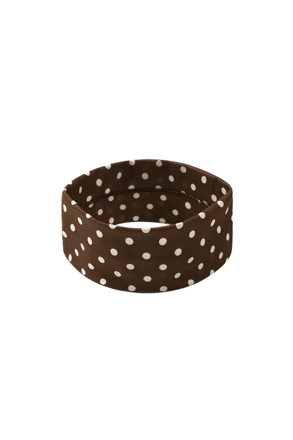 Polka Dot Hair Band Brown
