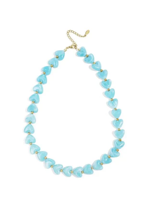 Hearts Light Blue K-116