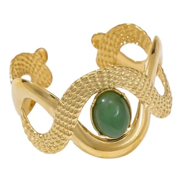 Bangle Gold Green A-140