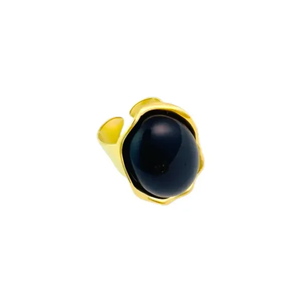 Ring Black R-64