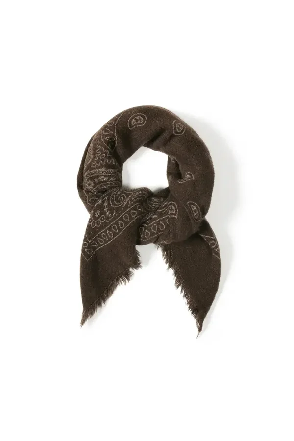 Scarf Brown Paisley