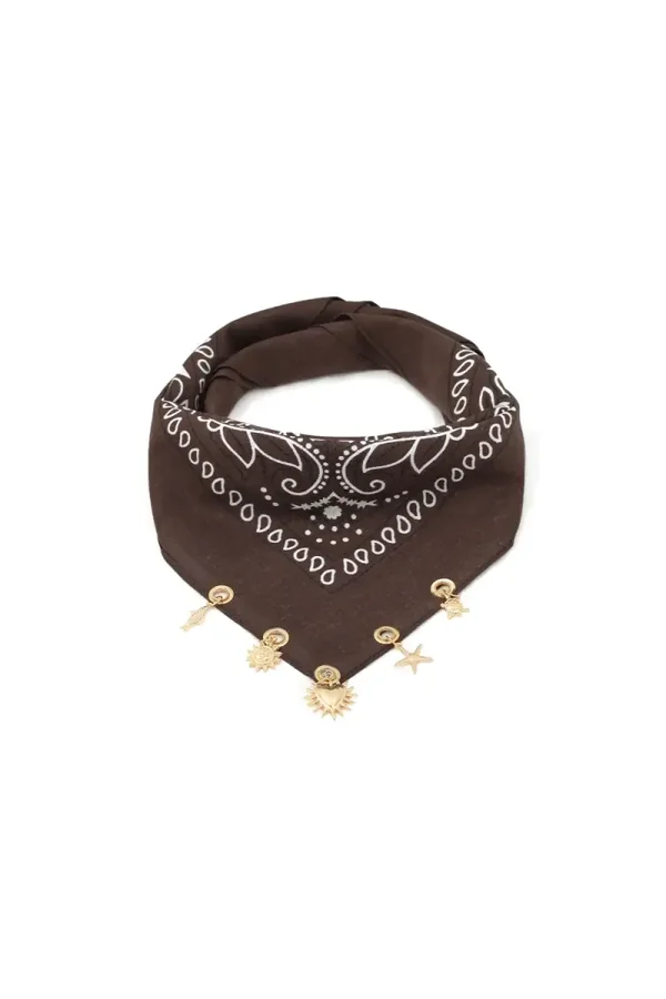 Scarf Brown Charms