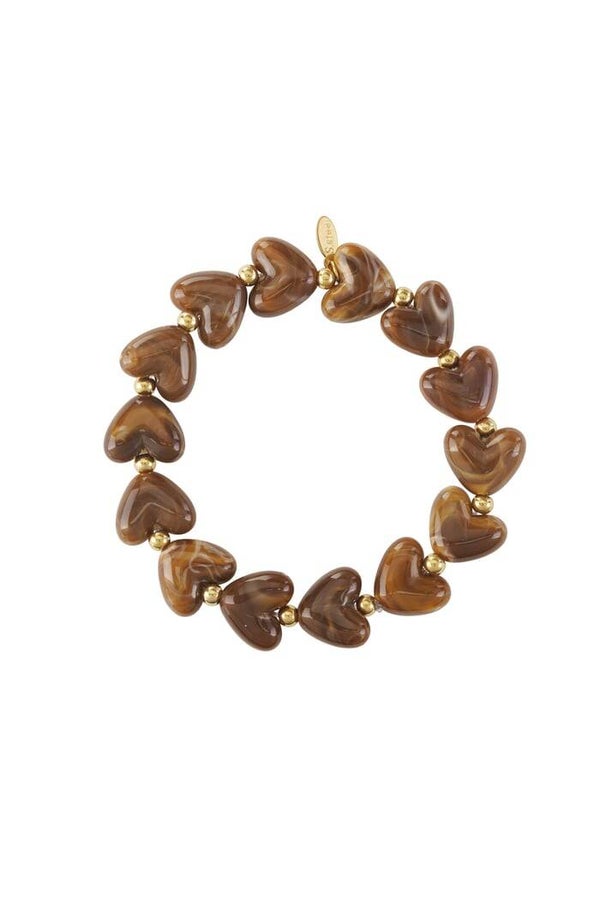 Hearts Brown A-76