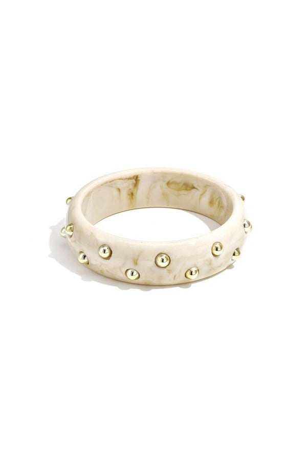 Bangle Studs Beige A-99