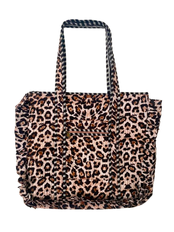 Shopper Ruffle Leopard