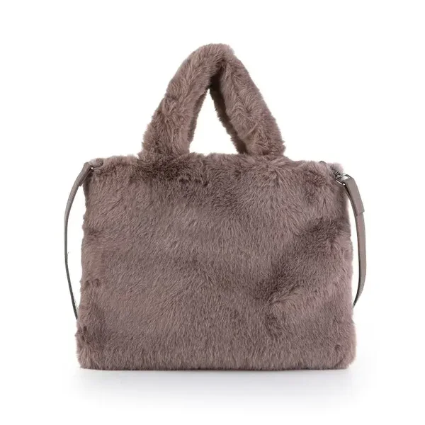 Fluffy Bag Taupe