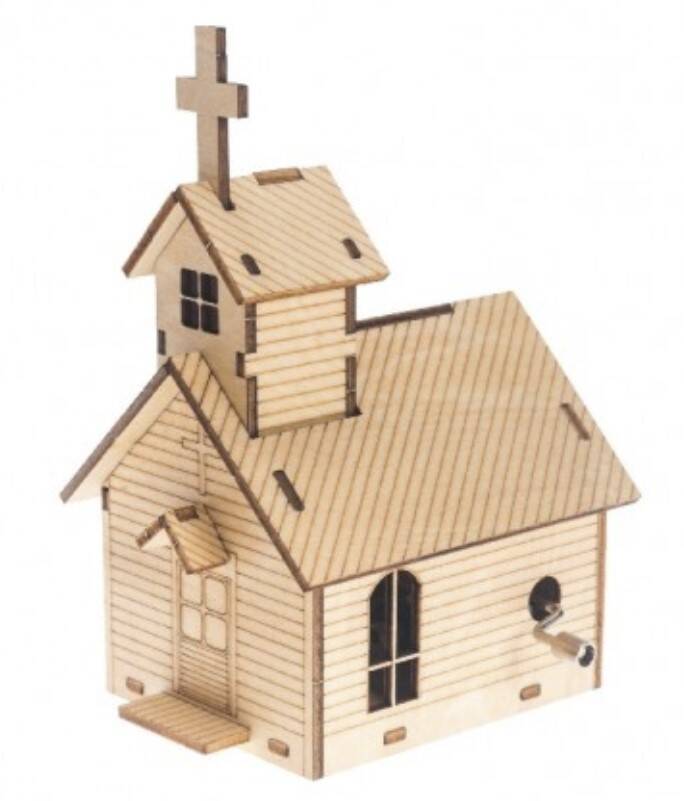 Foto van Kerkje met muziek orgel