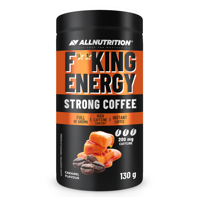 ALLNUTRITION Fitking Energy Strong Coffee – 200 mg Caffeine per Serving