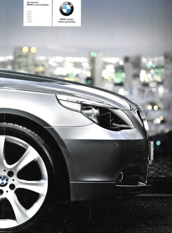 BMW 5 E60 - 2003/NL - De nieuwe BMW 5-serie Sedan - 520i, 525i, 530i, 545i, 530d