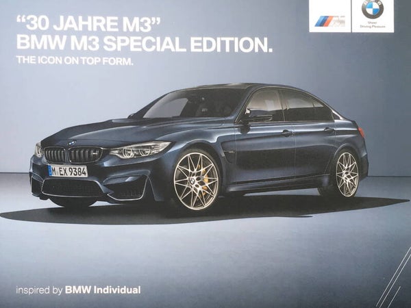BMW M3 F30 - 2014/EN - 30 Jahre M3