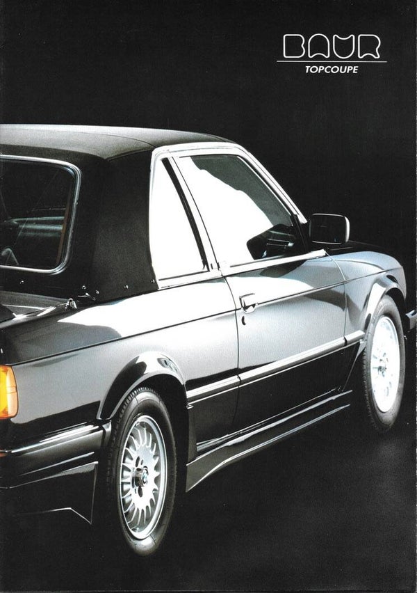 BMW 3 E30 - 1985/D - Baur Topcabriolet
