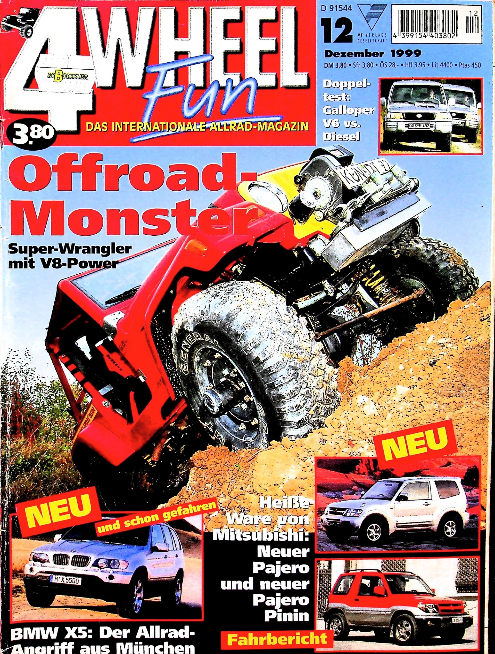 4Wheel Fun - 1999 Nr. 12 - BMW, Jeep, Mitsubishi