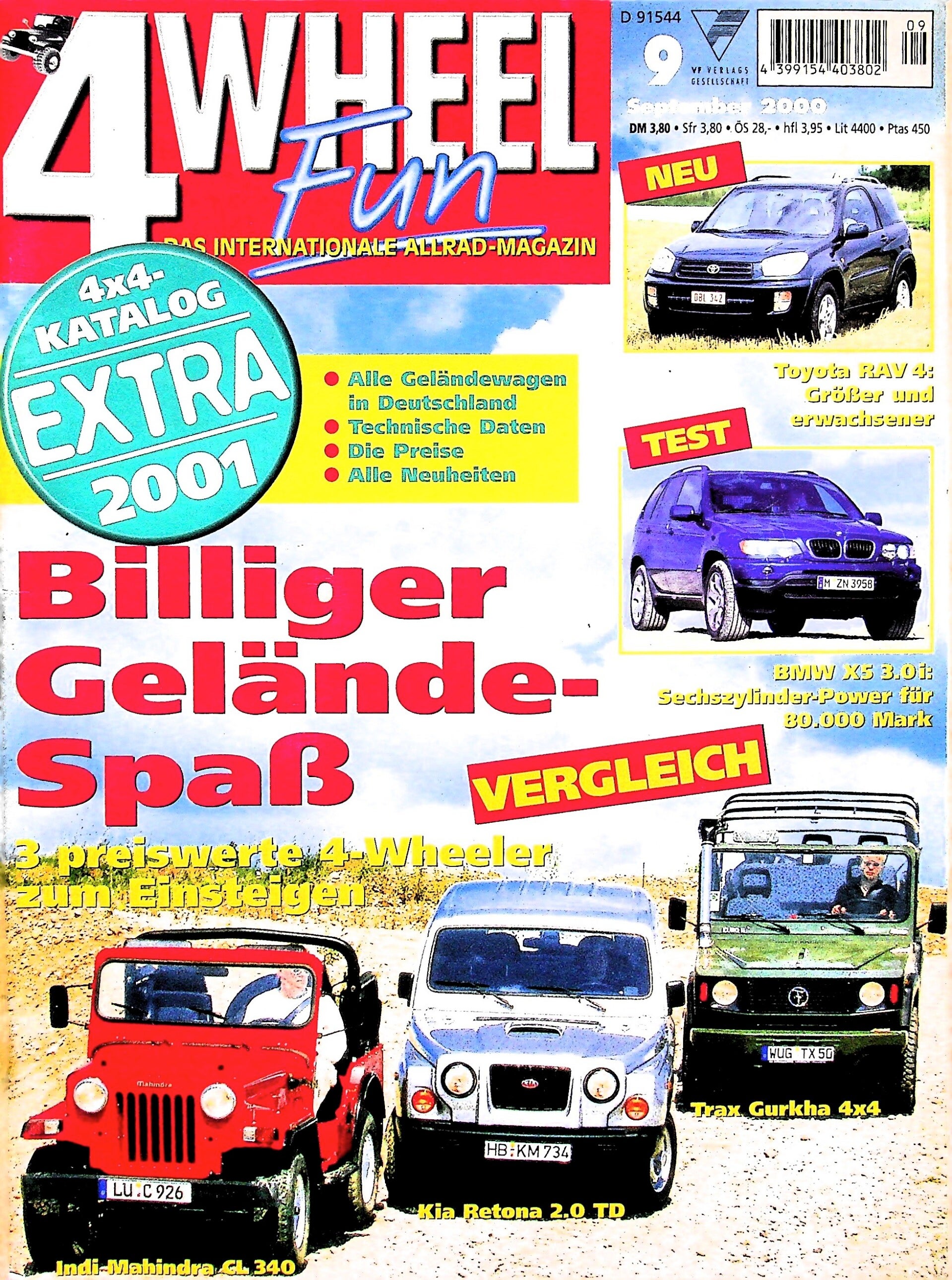 4Wheel Fun - 2000 Nr. 9 - BMW, Toyota, Kia, Mercedes