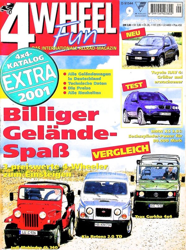 4Wheel Fun - 2000 Nr. 9 - BMW, Toyota, Kia, Mercedes