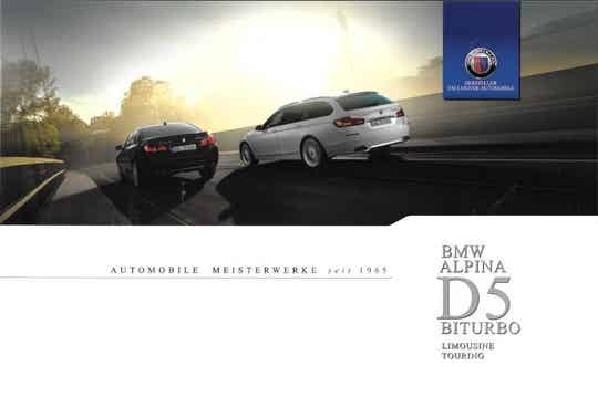 Alpina - 2013/D - D5 Biturbo Limousine/Touring