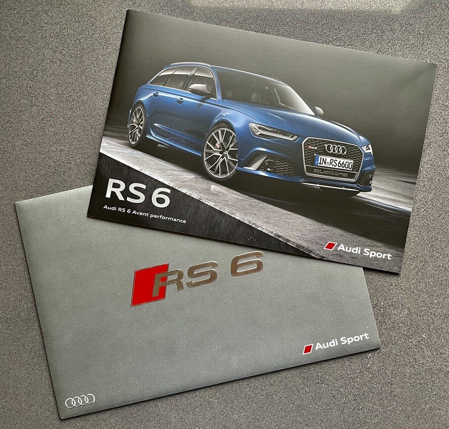 Audi RS6 - 2015/D - brochure in envelop