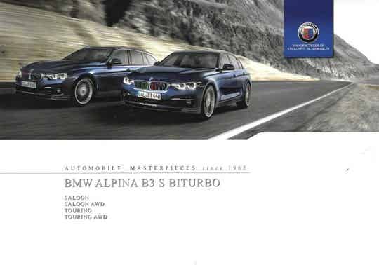 Alpina - 2017/EN - B3 S Biturbo Saloon (AWD)/Touring (AWD)