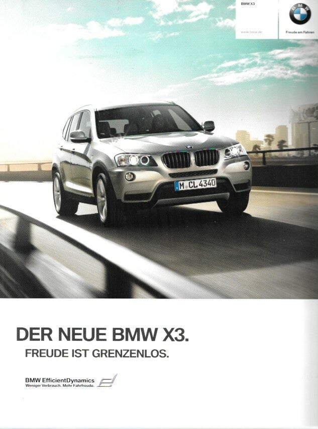 BMW X3 E83 - 2010/D - Der neue BMW X3. Freude ist grenzlos.