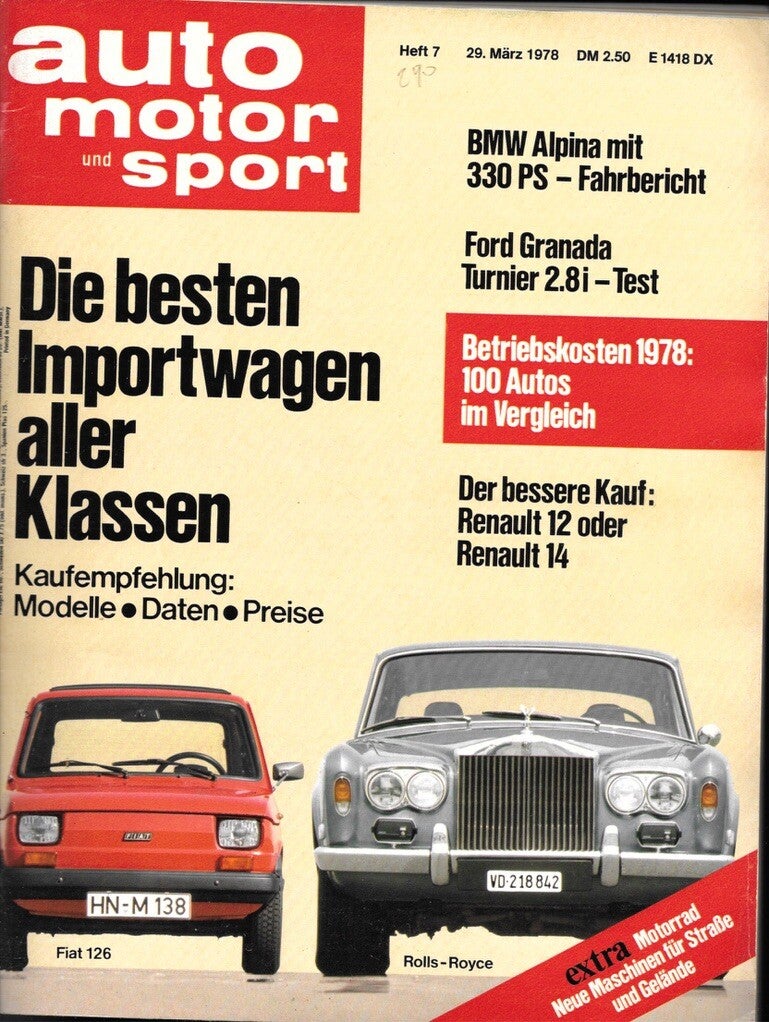 auto motor und sport - 1978 Nr. 07
