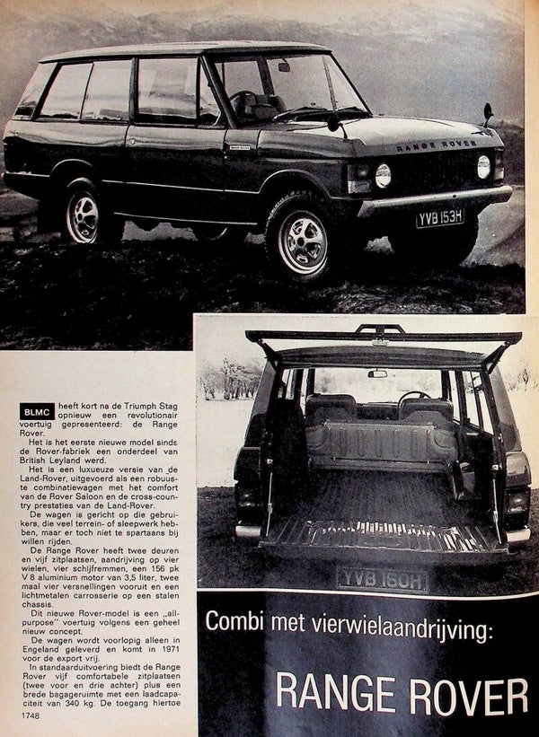 Autokampioen - 1970 Nr. 26 - Chevrolet, Range Rover